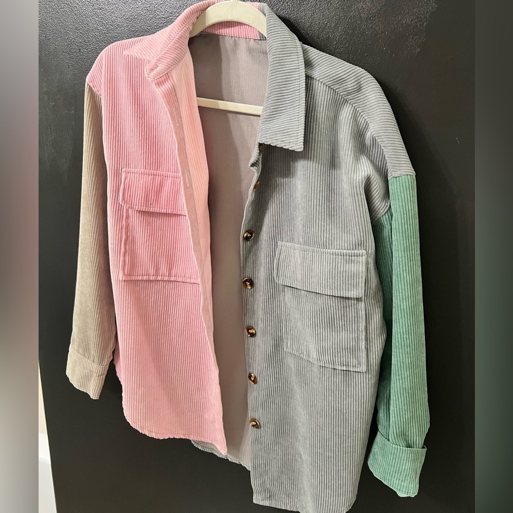 Corduroy Multi-Color Button Down - image 1